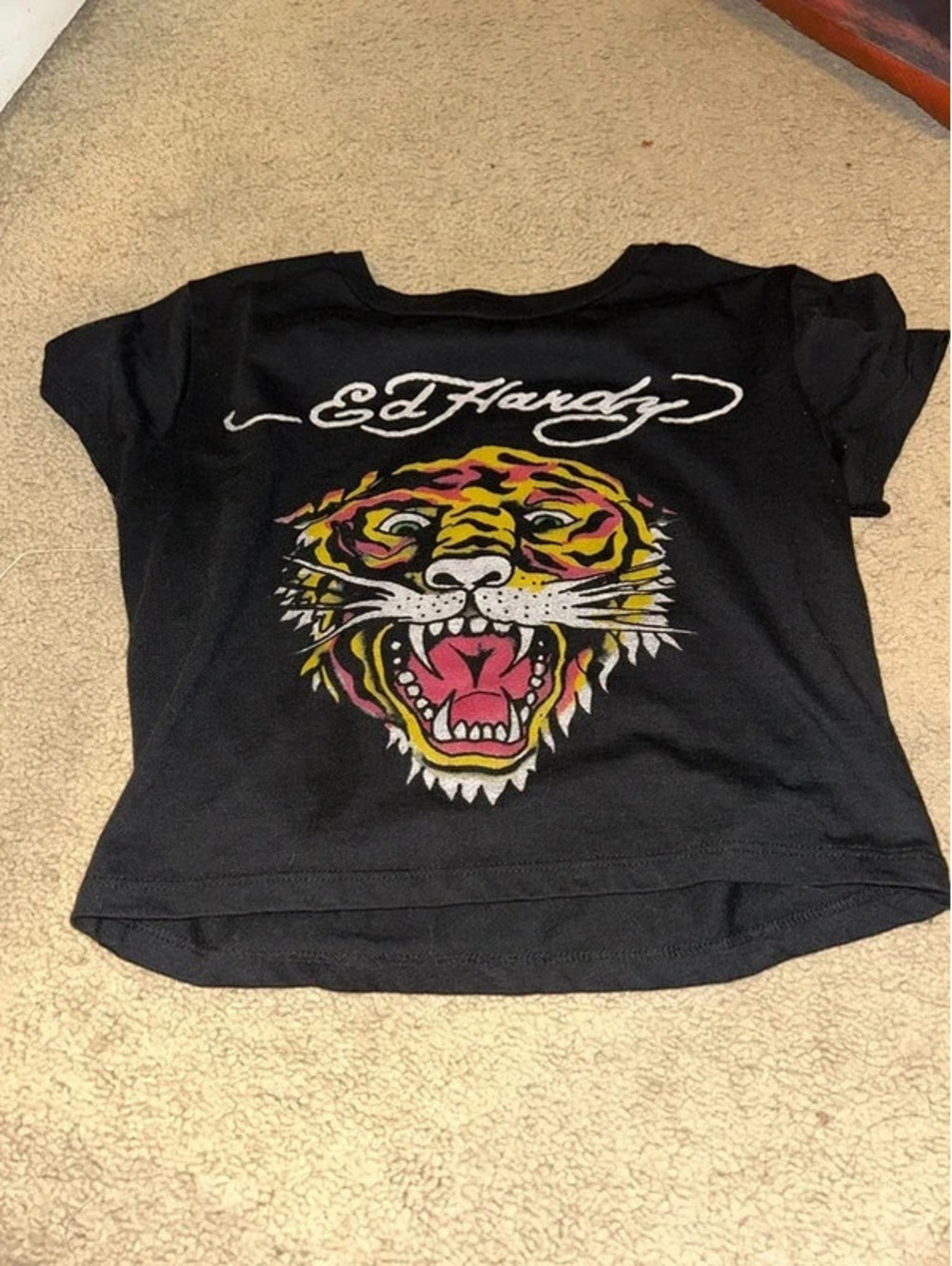 Ed hardy crop tee